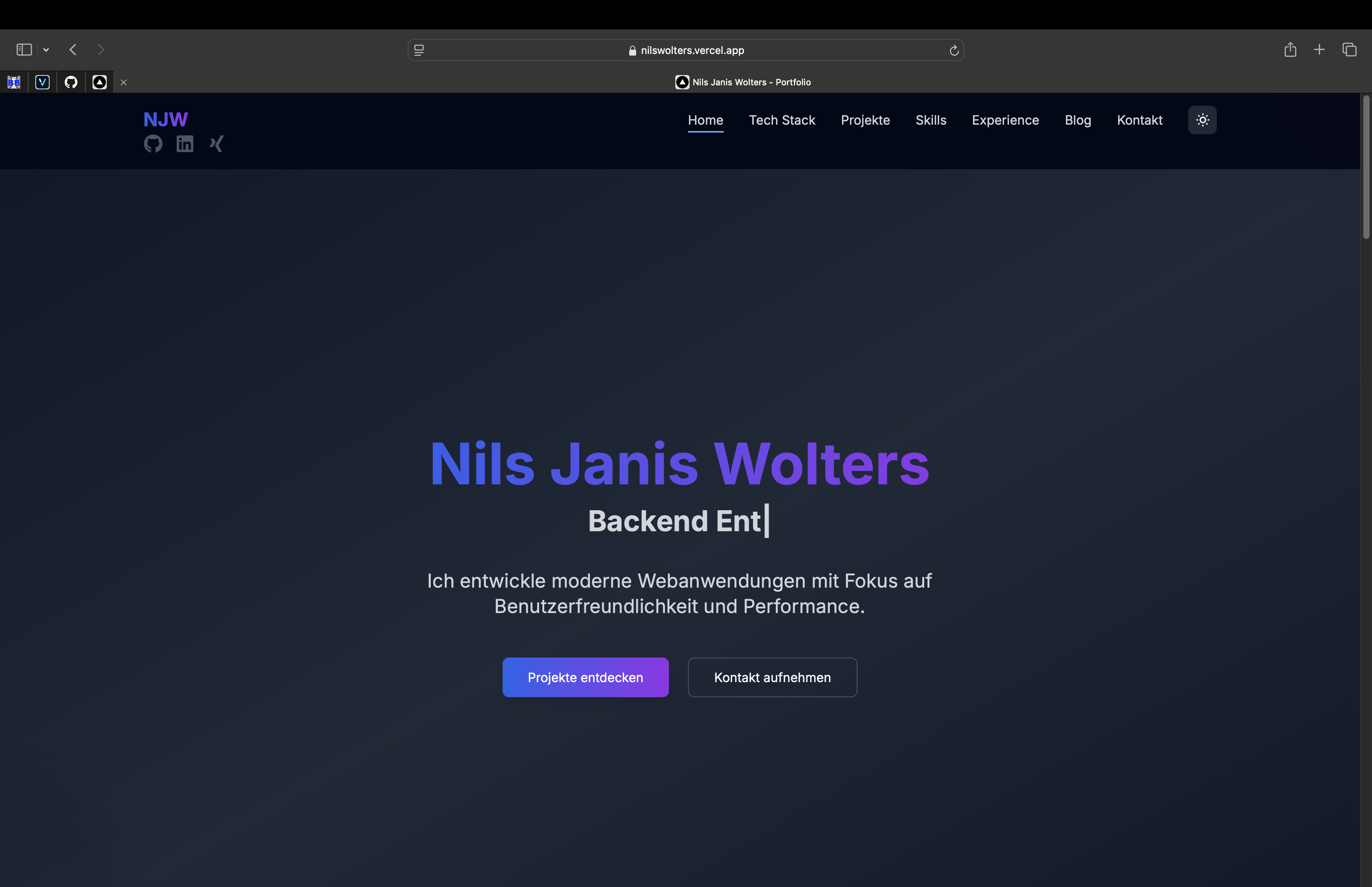 Portfolio Website